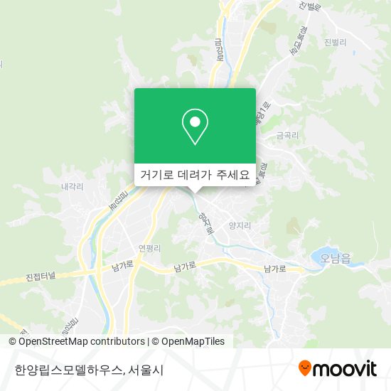 한양립스모델하우스 지도