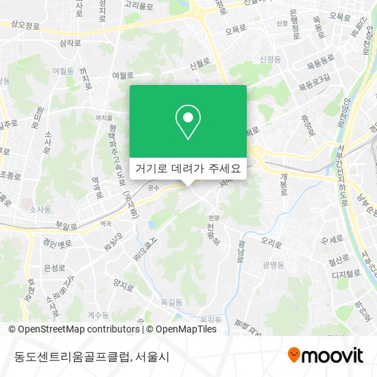 동도센트리움골프클럽 지도