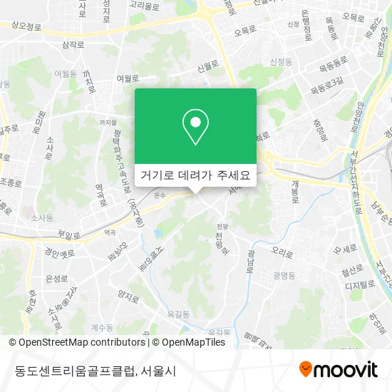 동도센트리움골프클럽 지도