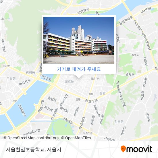 서울천일초등학교 지도