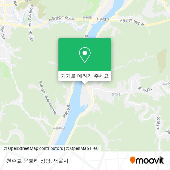 천주교 문호리 성당 지도