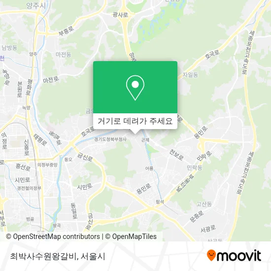 최박사수원왕갈비 지도