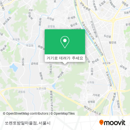 쏘렌토밤일마을점 지도