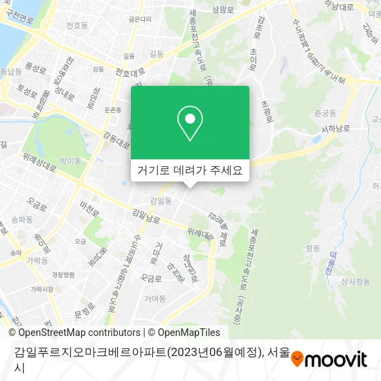 감일푸르지오마크베르아파트(2023년06월예정) 지도