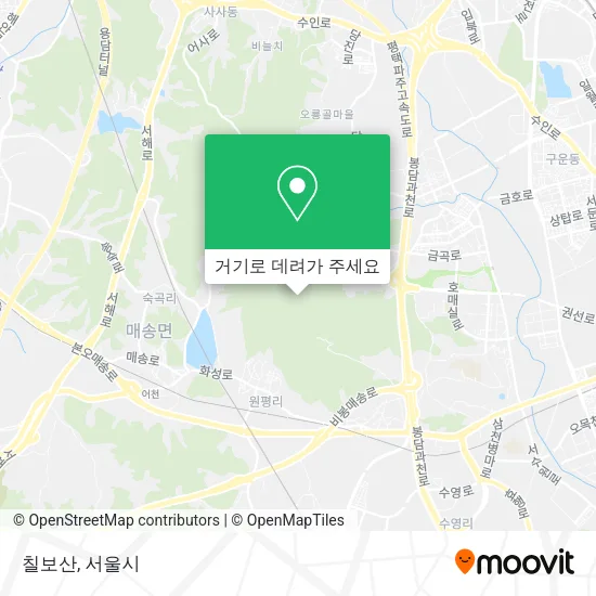 칠보산 지도