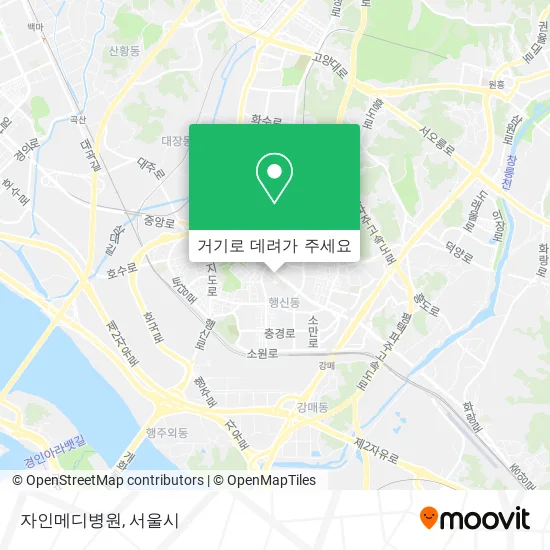 자인메디병원 지도