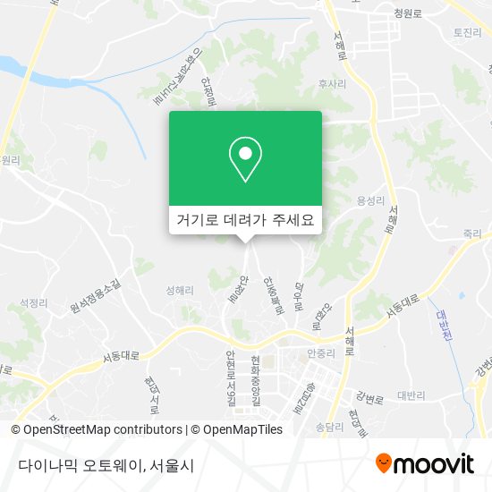 다이나믹 오토웨이 지도