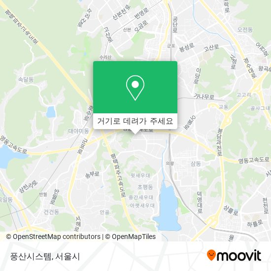 풍산시스템 지도