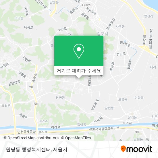 원당동 행정복지센터 지도