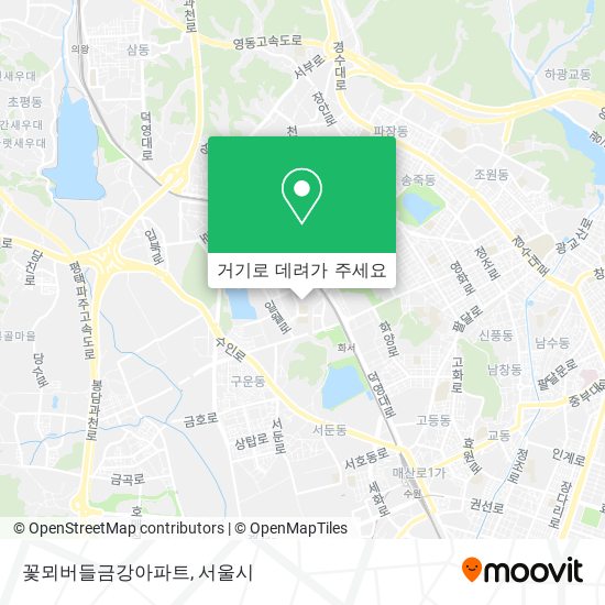 꽃뫼버들금강아파트 지도