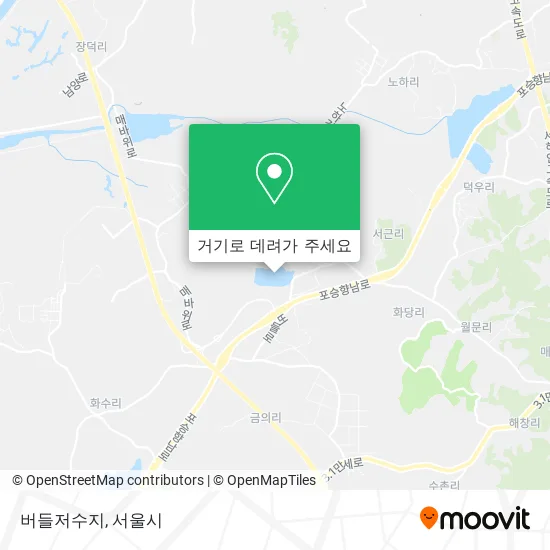 버들저수지 지도