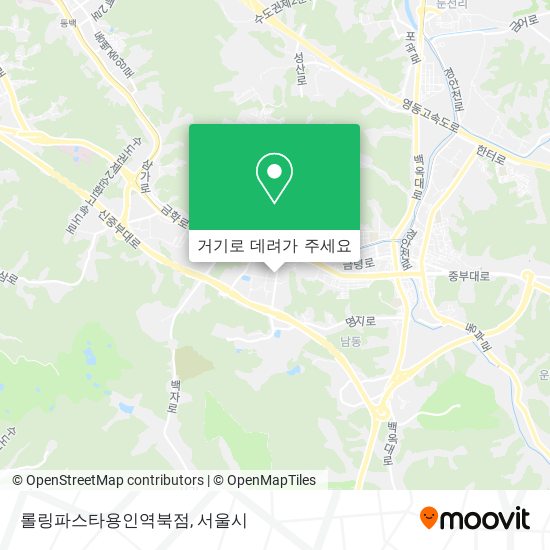 롤링파스타용인역북점 지도