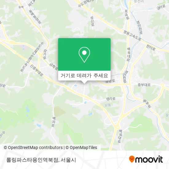롤링파스타용인역북점 지도