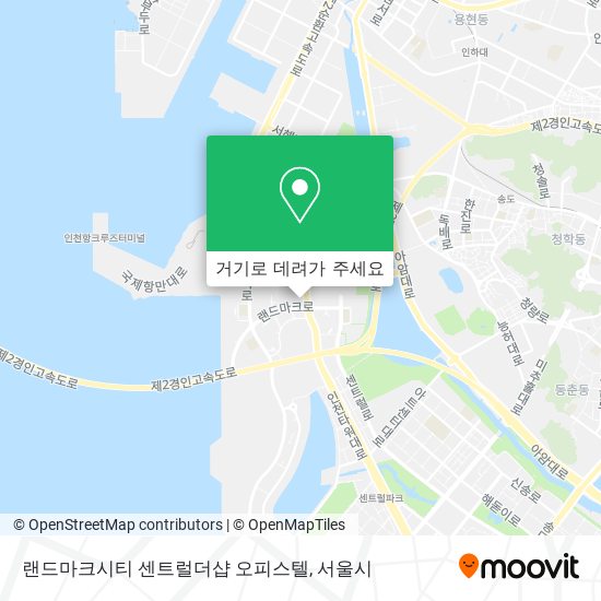 랜드마크시티 센트럴더샵 오피스텔 지도