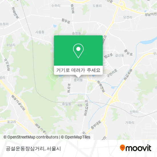 공설운동장삼거리 지도