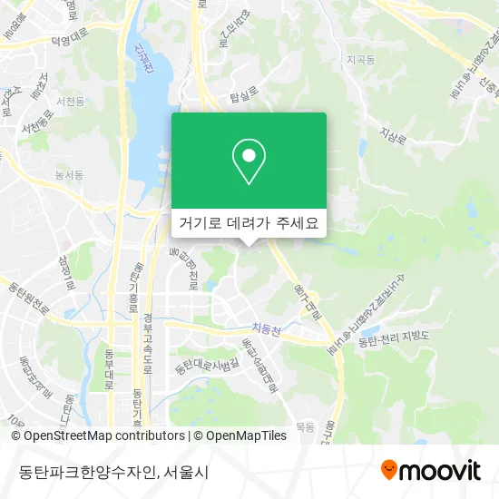 동탄파크한양수자인 지도
