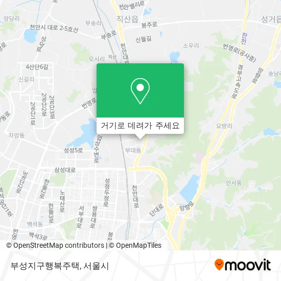 부성지구행복주택 지도