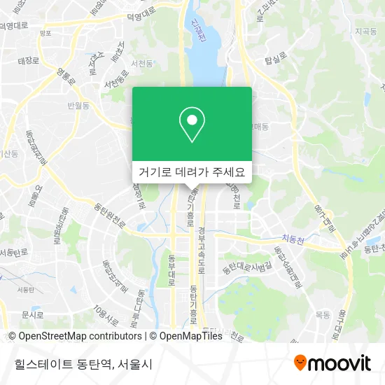 힐스테이트 동탄역 지도