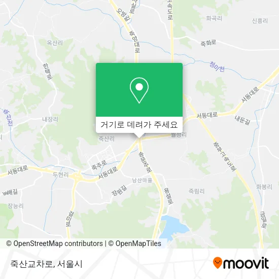 죽산교차로 지도