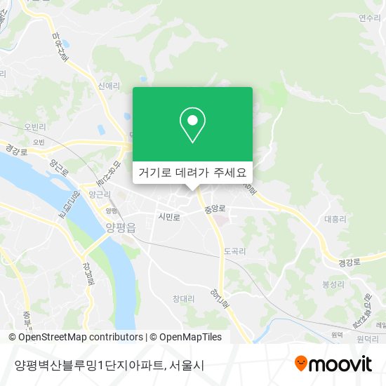 양평벽산블루밍1단지아파트 지도