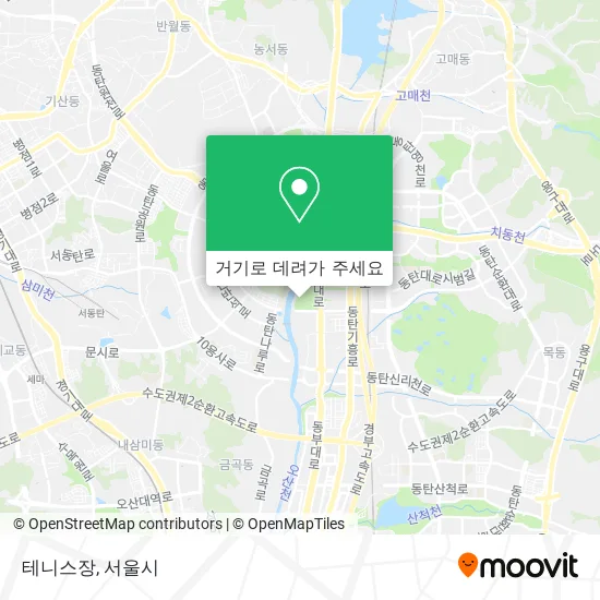 테니스장 지도