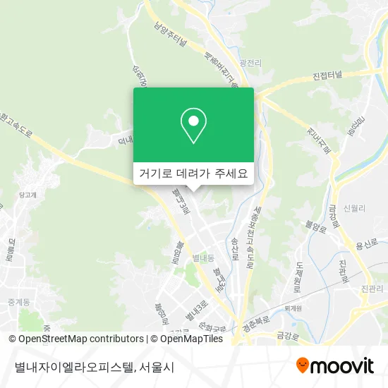 별내자이엘라오피스텔 지도