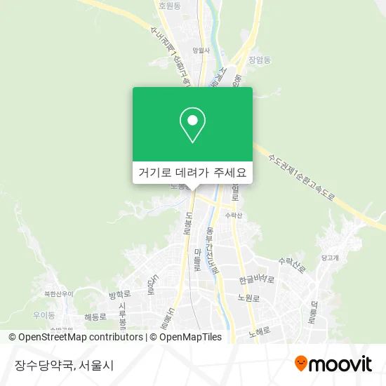 장수당약국 지도