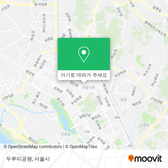두루미공원 지도