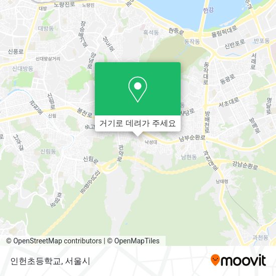 인헌초등학교 지도