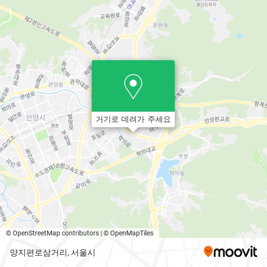 양지편로삼거리 지도