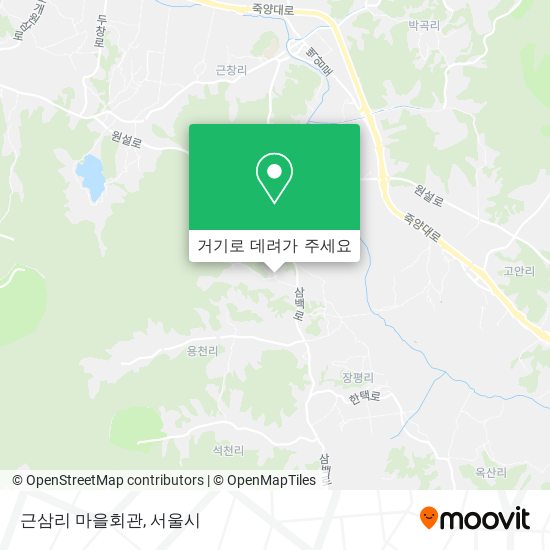 근삼리 마을회관 지도