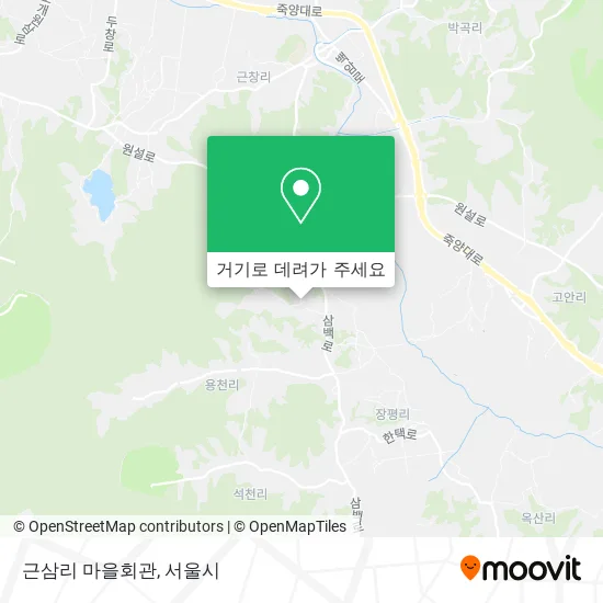 근삼리 마을회관 지도