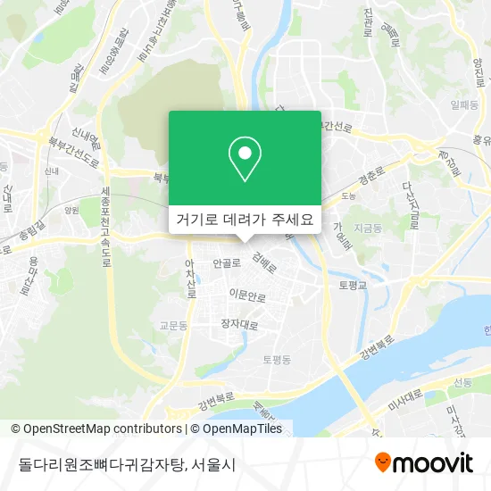 돌다리원조뼈다귀감자탕 지도