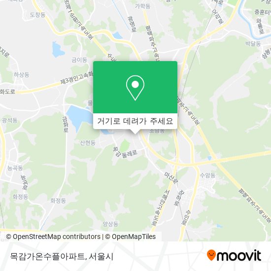 목감가온수플아파트 지도