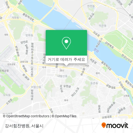 강서힘찬병원 지도