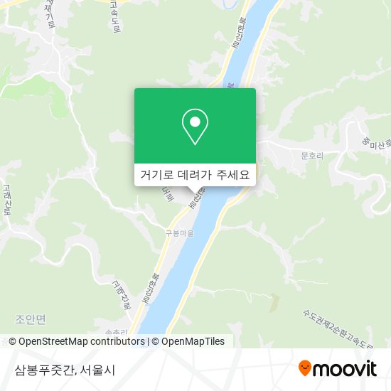 삼봉푸줏간 지도