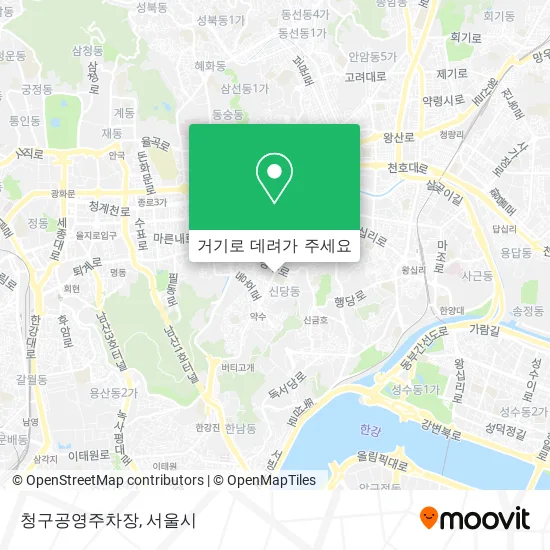 청구공영주차장 지도