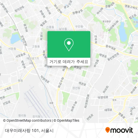 대우미래사랑 101 지도