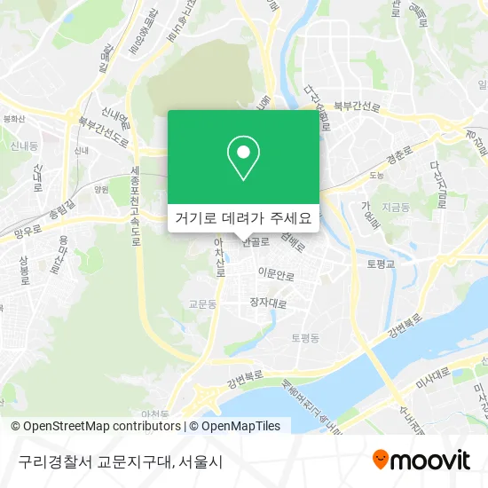 구리경찰서 교문지구대 지도