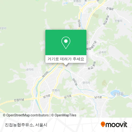 진접농협주유소 지도