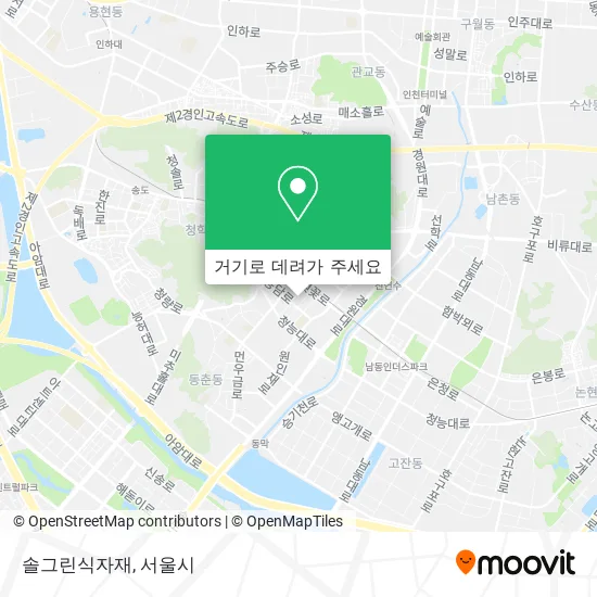 솔그린식자재 지도