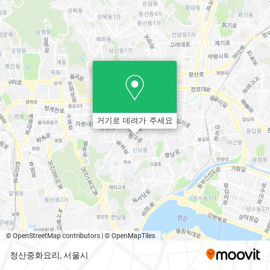 청산중화요리 지도