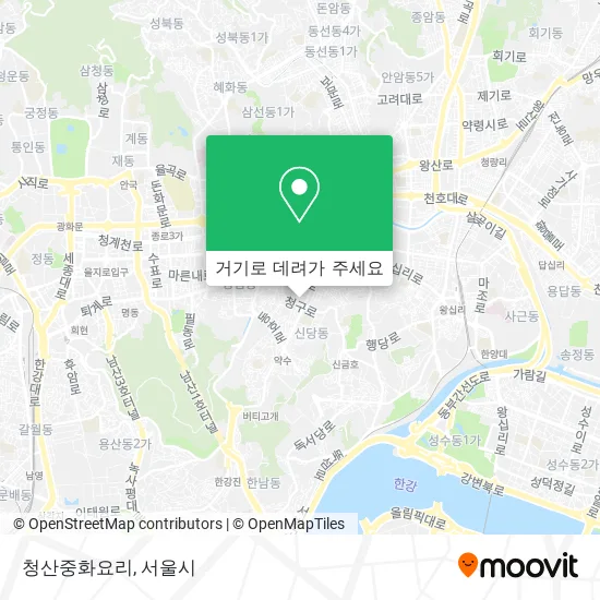 청산중화요리 지도