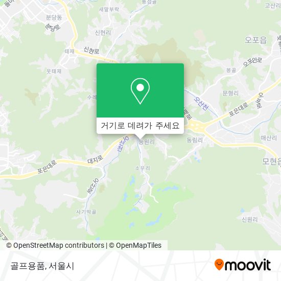 골프용품 지도