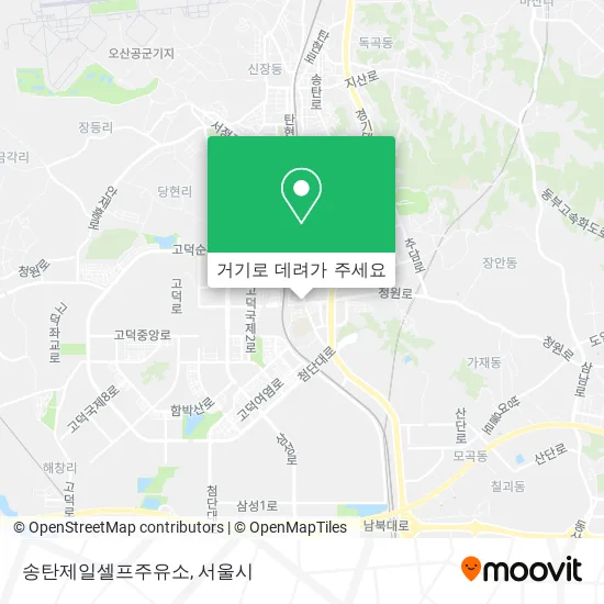 송탄제일셀프주유소 지도