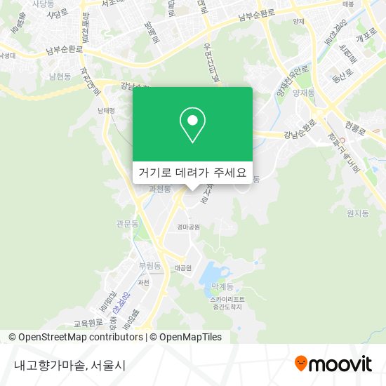 내고향가마솥 지도