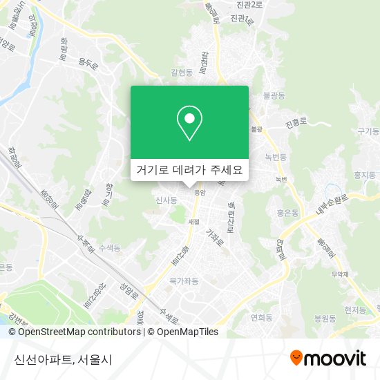 신선아파트 지도