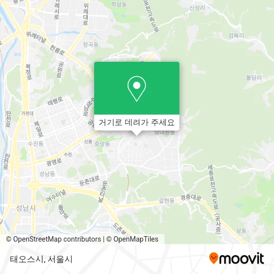 태오스시 지도