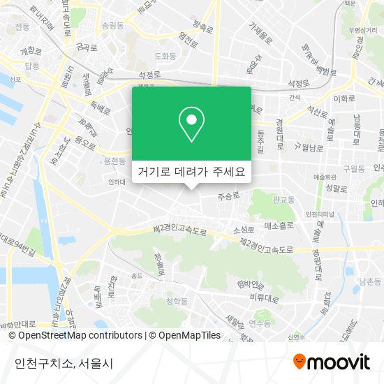 인천구치소 지도
