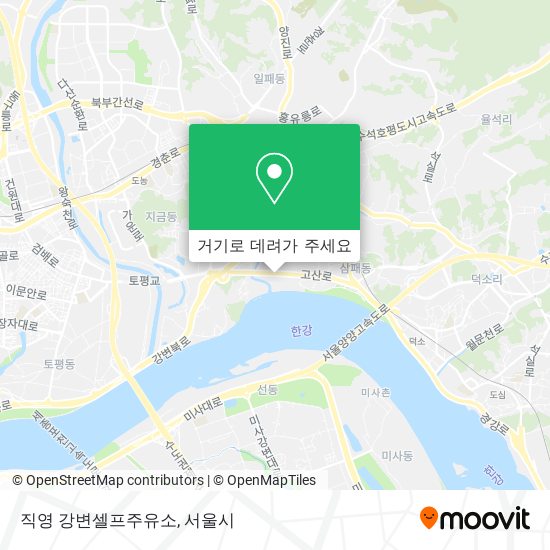 직영 강변셀프주유소 지도